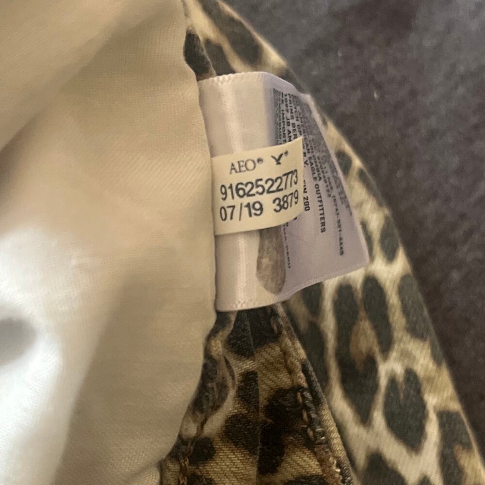 American Eagle Outfitters | Cheetah Print High Rise Stretch Skinny Jeggings | 12 - Picture 8 of 8